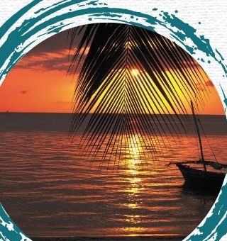 Zachód słońca nad oceanem